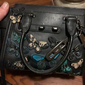 Butterfly coach purse